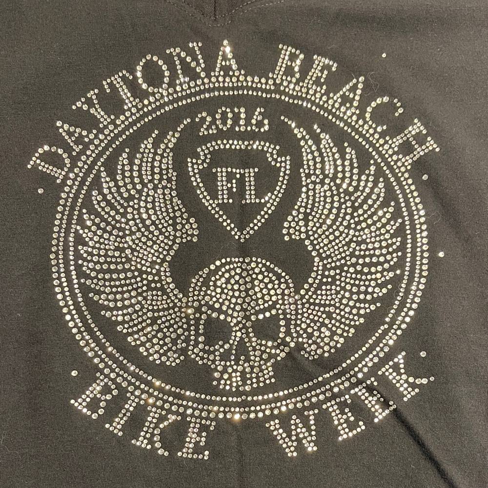 Daytona Beach Black Short Sleeve Tee
